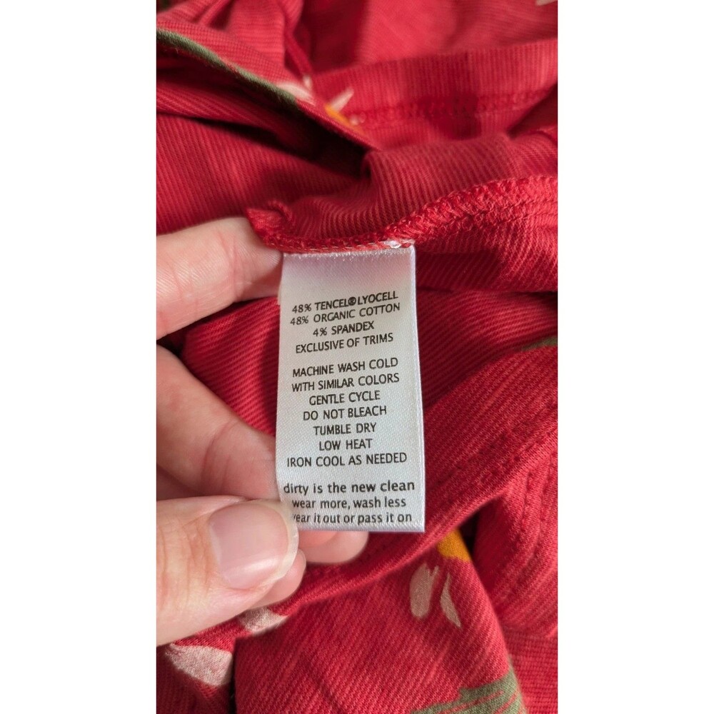 Toad Co Casual Dress S Organic Cotton Tencel Cue Wrap Sustainable Pockets NWT - Picture 6 of 9